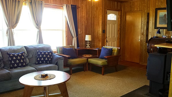Peninsula Pines Resort Main House Living Room.